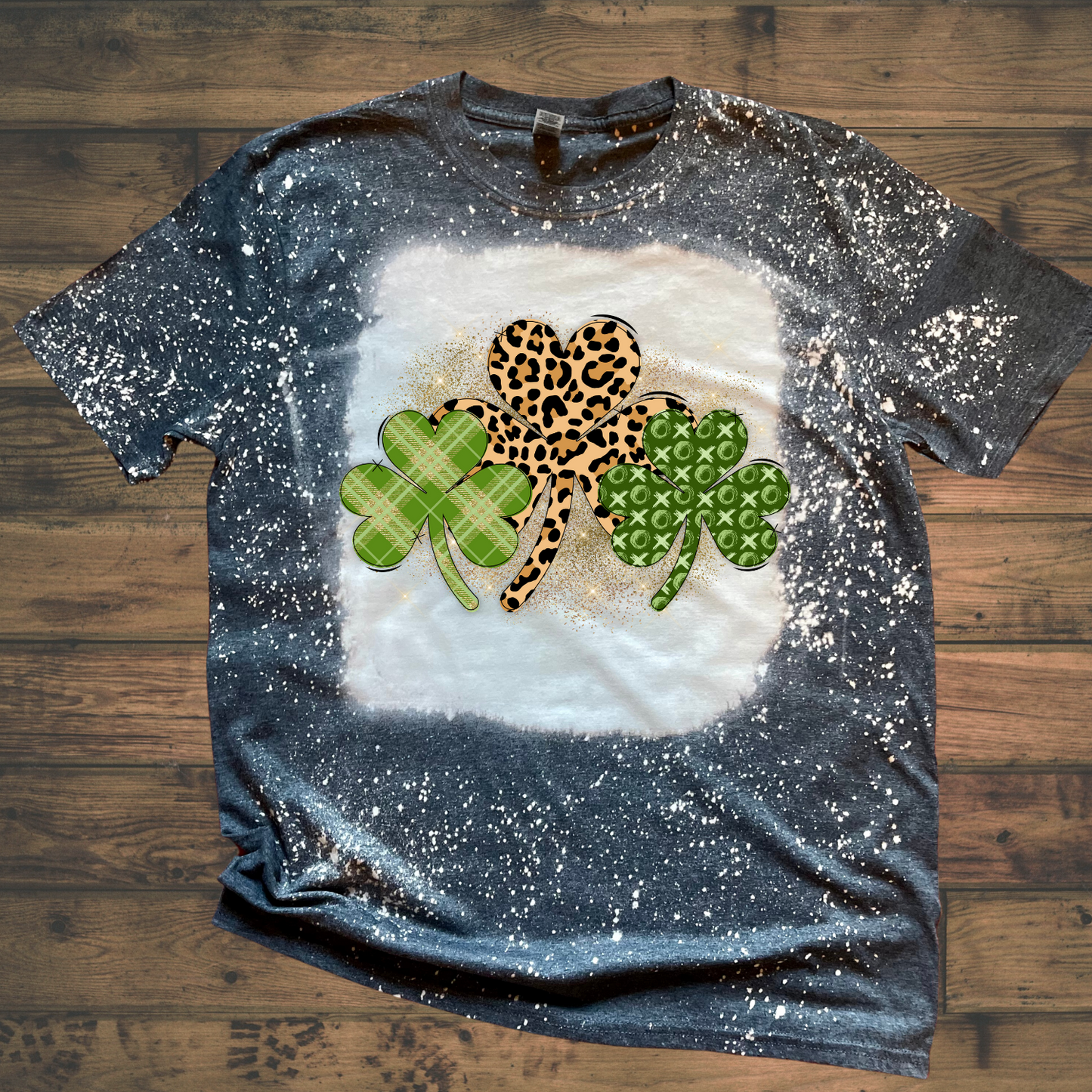 Leopard 4 Leaf Clover Shirt