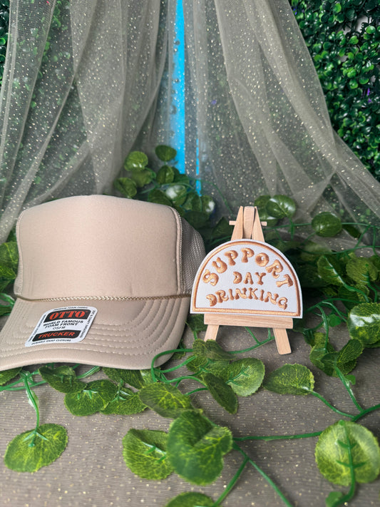 Support Day Drinking Hat Patches Wholesale