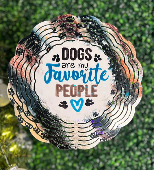 Dogs Are My Favorite  People Spinner