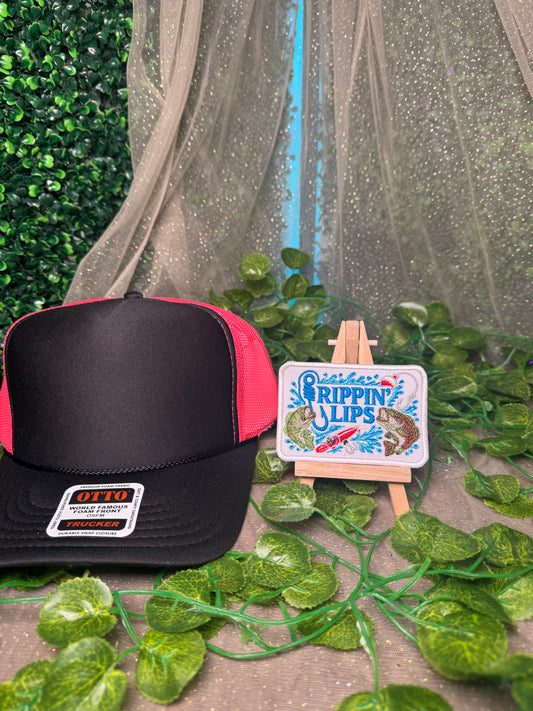 Blue Rippin Lips Wholesale Patch