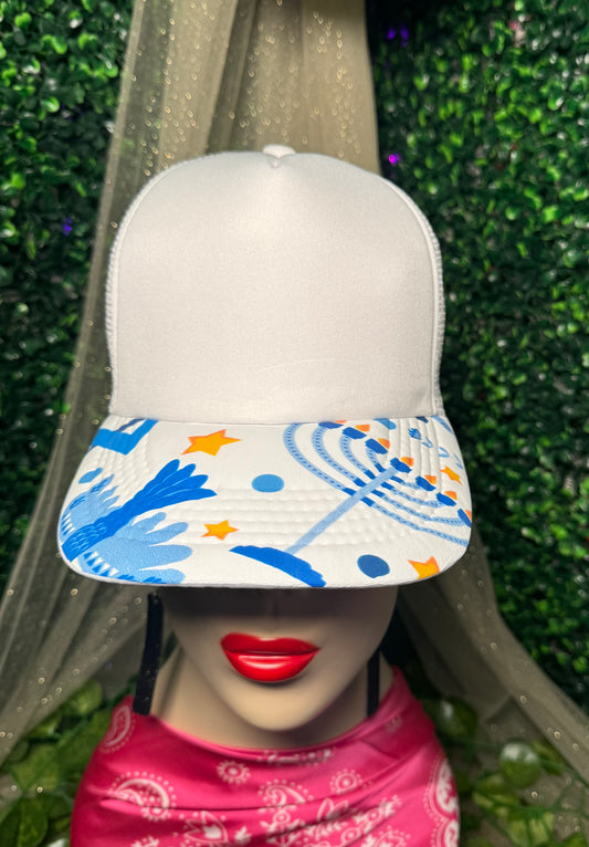 Hanukah Blank Trucker Hat