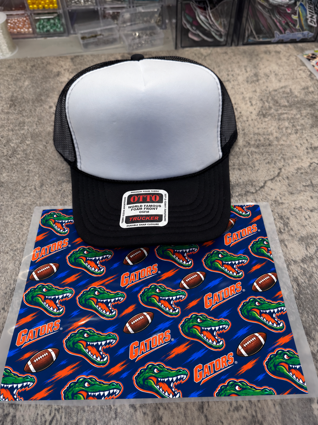 Gators Single Hat Bill DTF Prints
