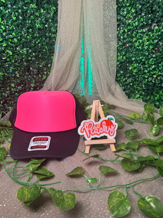 Just Peachy Hat Patch Wholesale