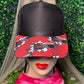 Red Hockey Blank Trucker Hat