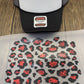 Multiple Leopard Print DTF Hat Bill Prints Wholesale