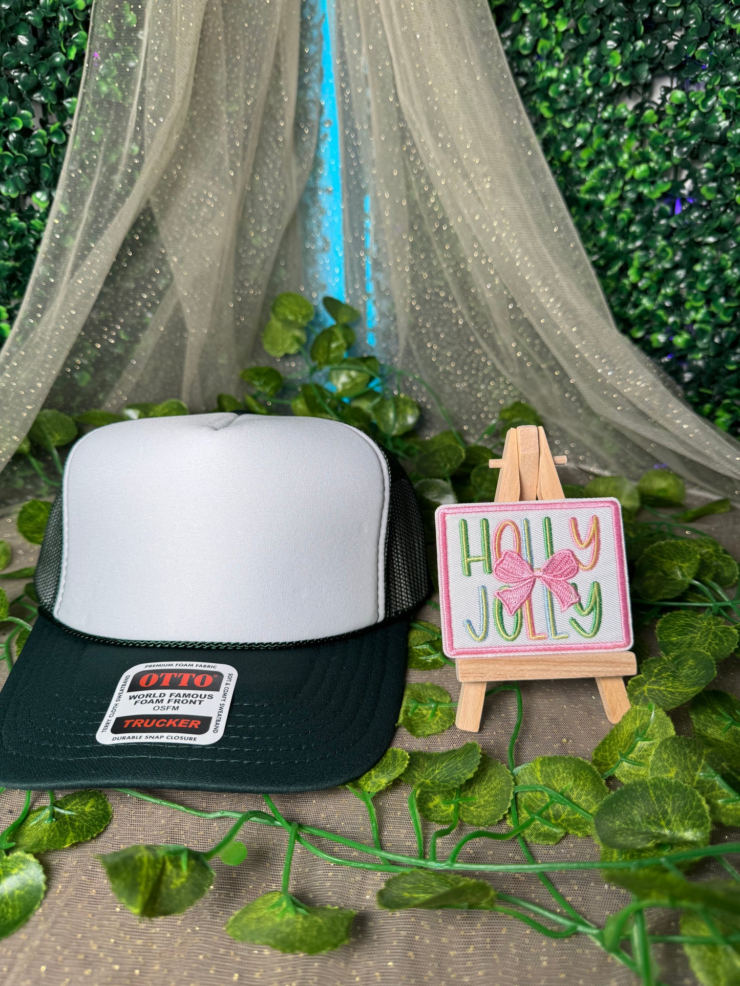 Holly Jolly Hat Patch Wholesale