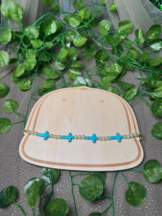 Turquoise Cross Hat Chain Wholesale