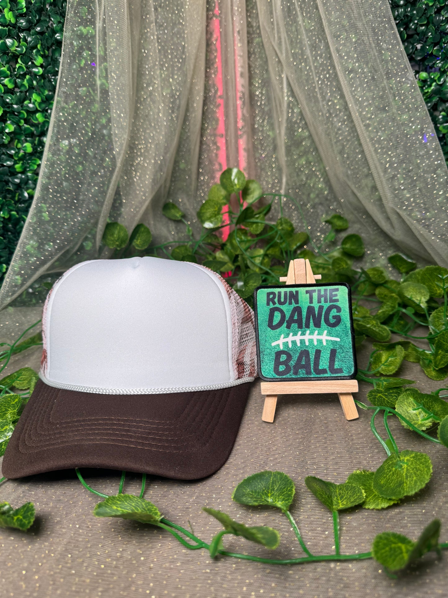Square Run The Dang Ball Hat Patches Wholesale