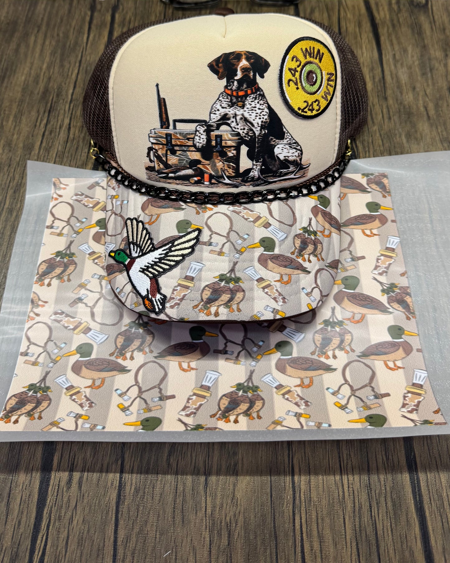 Hunting Dog DTF Hat Print Wholesale