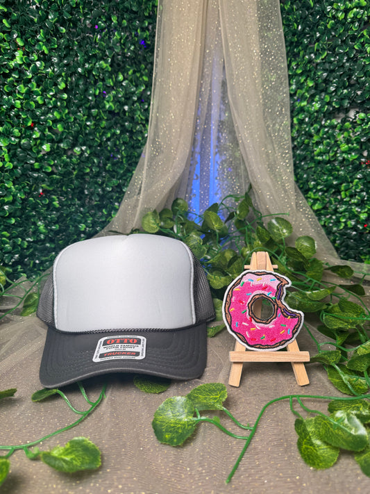Pink Donut Hat Patch Wholesale