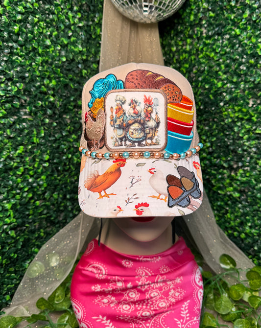 Baking Chickens Trucker Hat