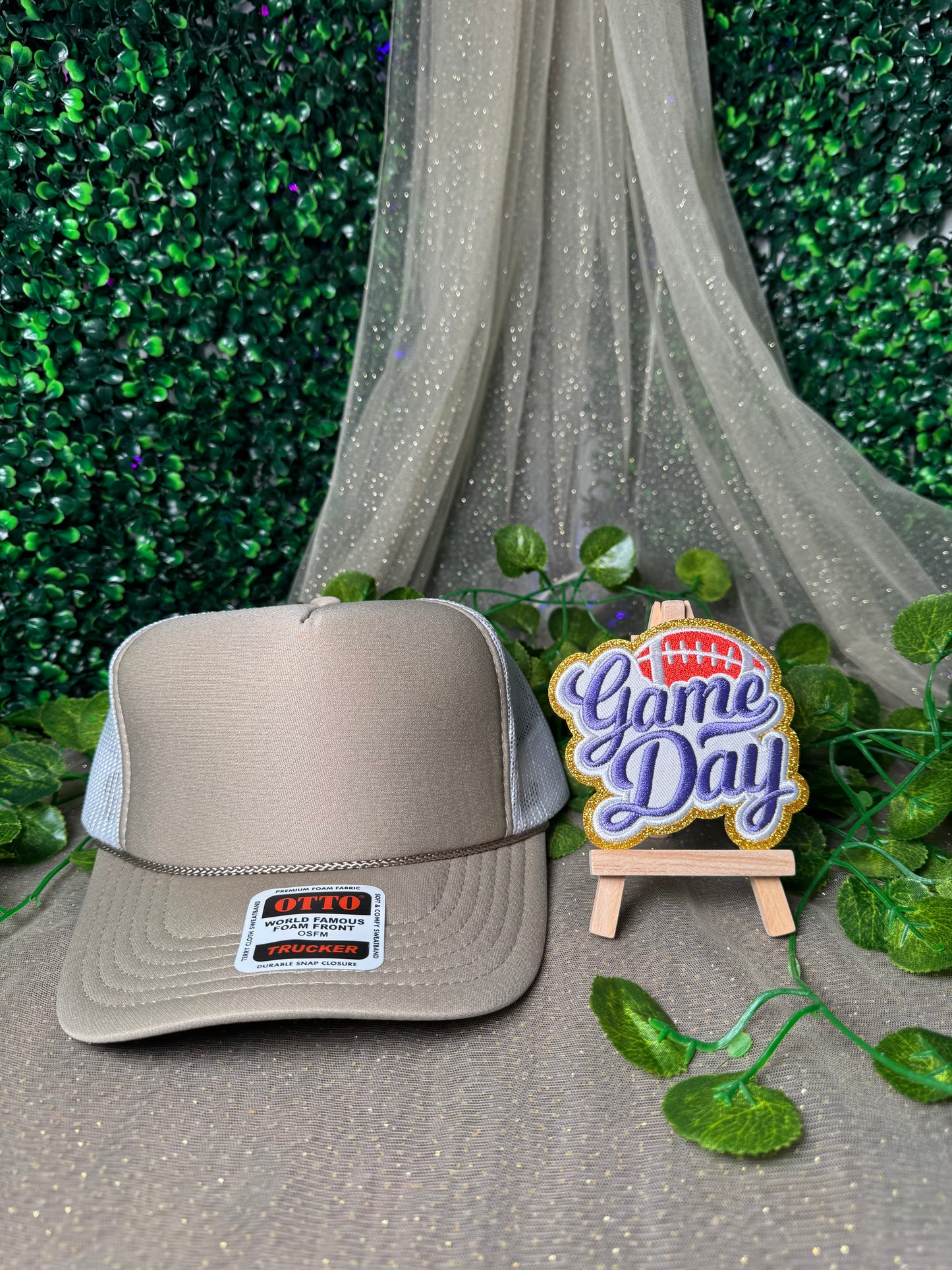 Game Day Hat Patches Wholesale