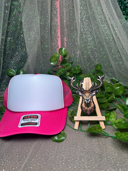 Deer Large Rack Hat Patch Wholesale