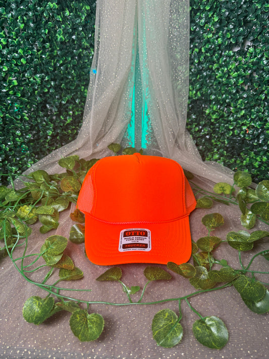 Neon Orange Hat Wholesale