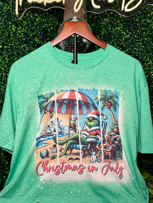 Christmas In July Grinch Shirts