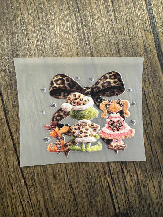 Grinch and Cindy Hat Size DTF Prints