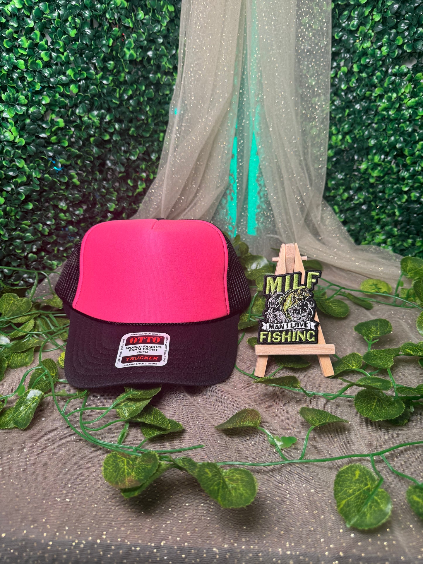 MILF Man I Love Fishing Hat Patch Wholesale