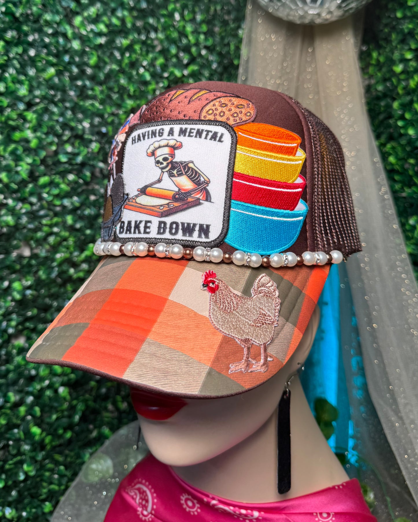 Having A Mental Bake Down Chain not included Trucker Hat
