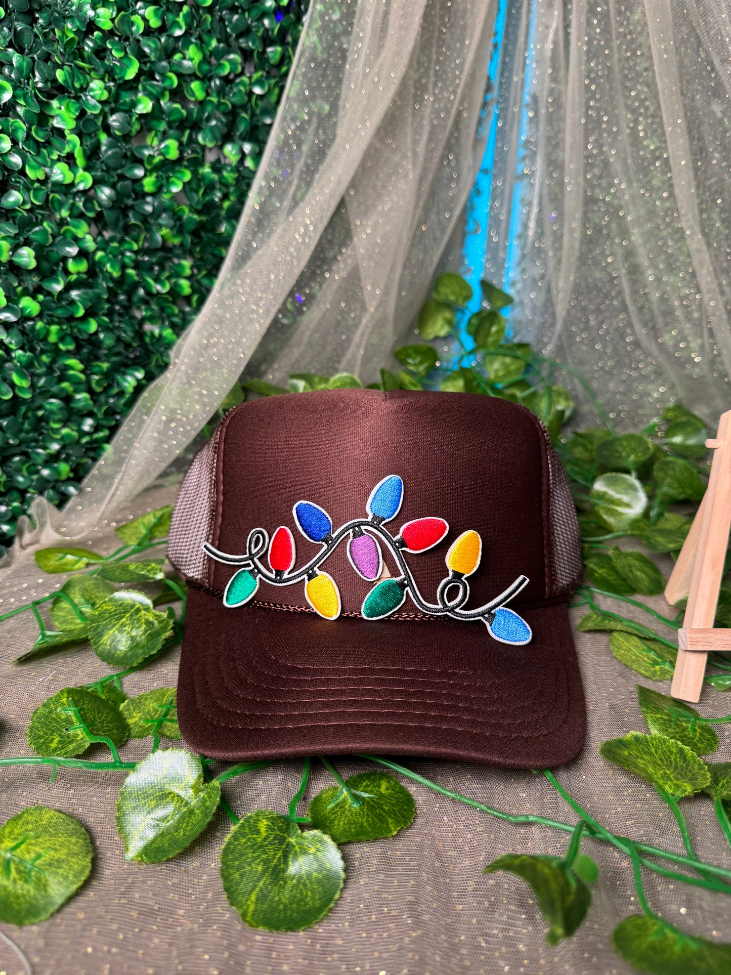 Christmas Lights Strand Hat Patch Wholesale