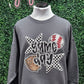 Baseball Sequins Patch Sweatshirt