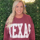 Texas Bucketlist Oversized Tops