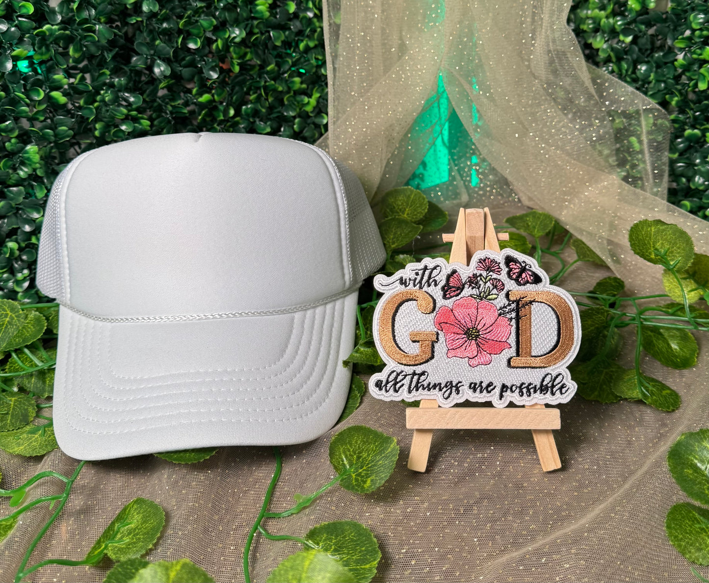 With God All Things Are Possible Hat Patch Wholesale