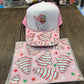 Christmas Cakes Single Hat Bill DTF Prints