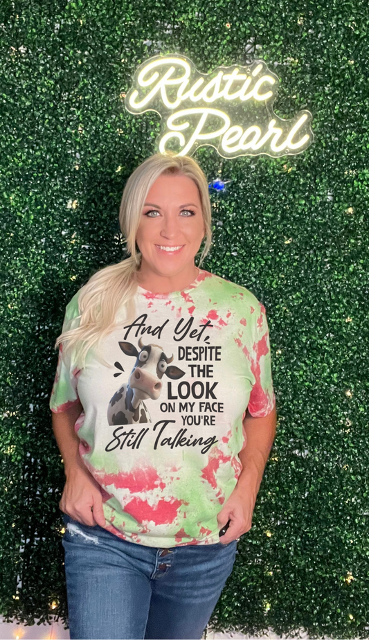 Despite the look on my face  Shirts