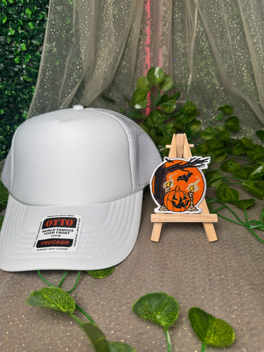 Spooky Tree Pumpkin Hat Patch Wholesale