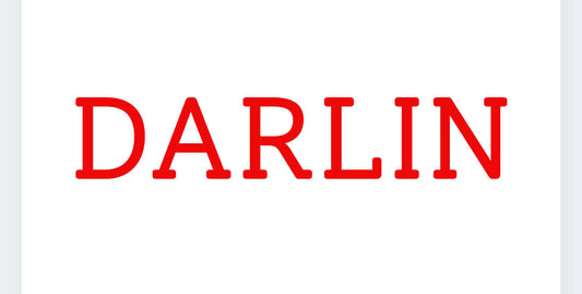 Darlin DTF Single Prints Hat Patch