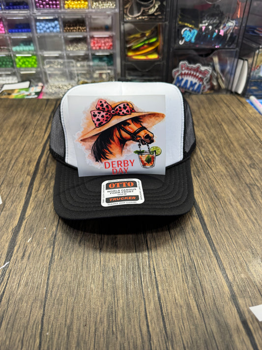 Derby Day Single Front Hat DTF Prints