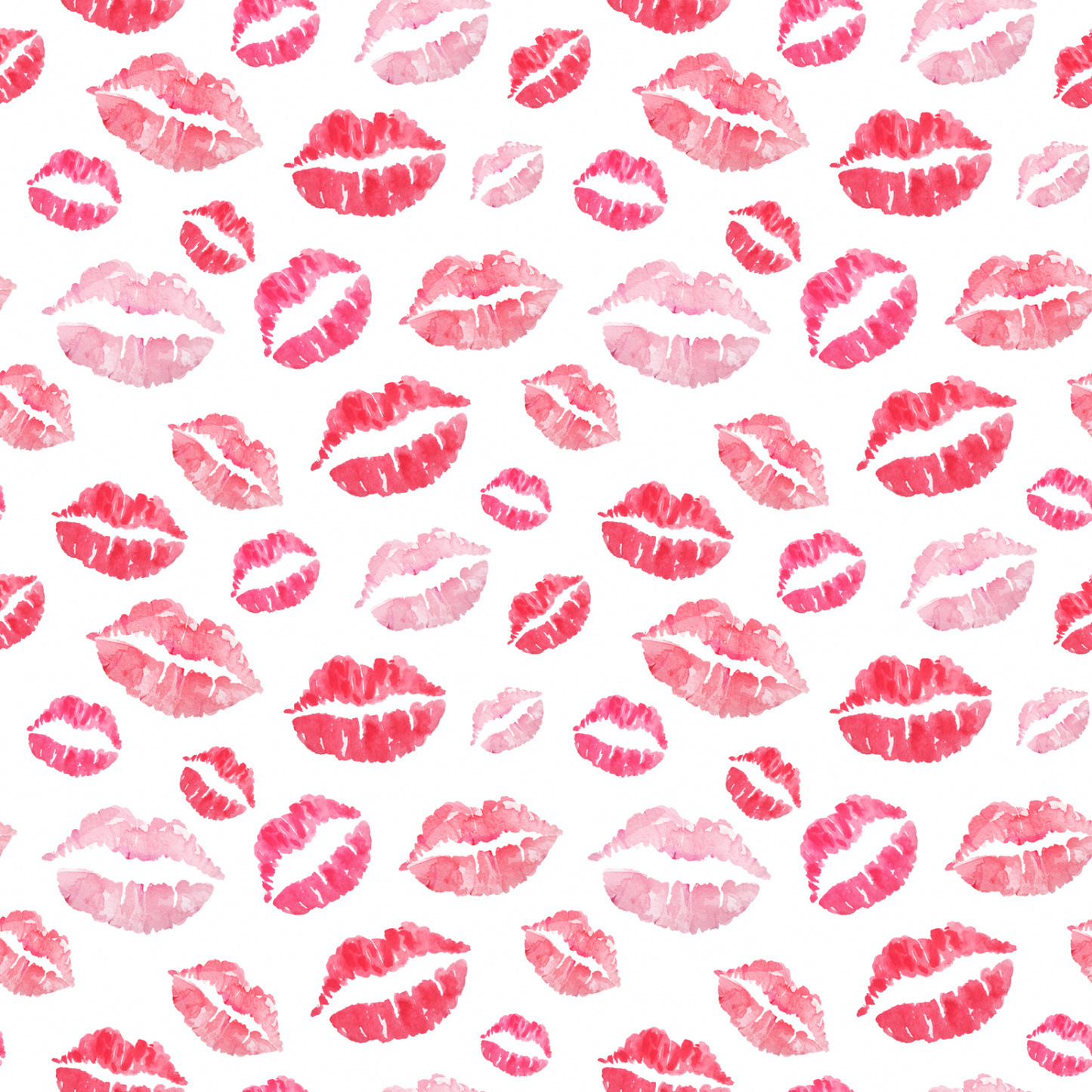 Valentine Lips Single Hat Bill DTF Prints