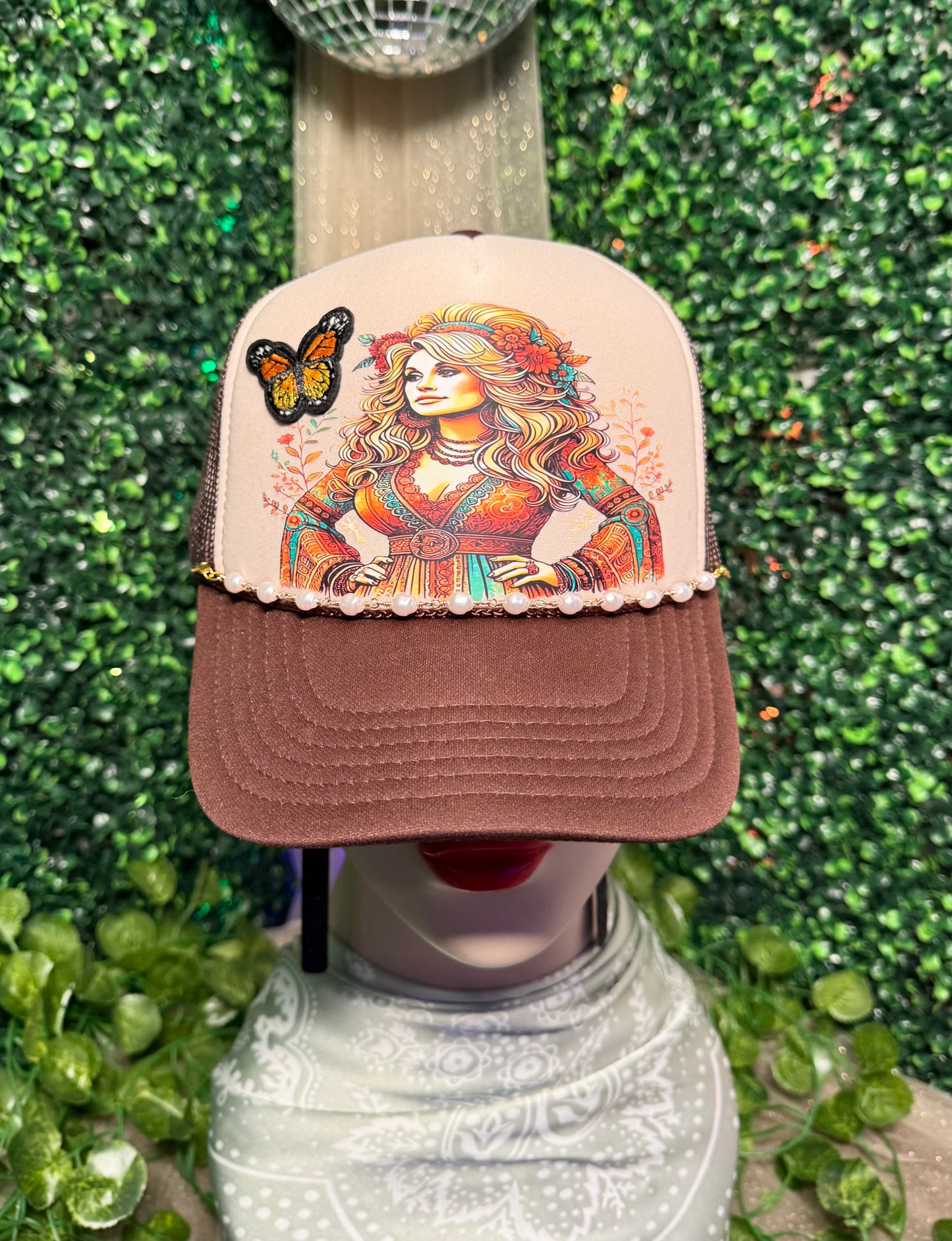 Hippy Dolly Butterfly Trucker Hat