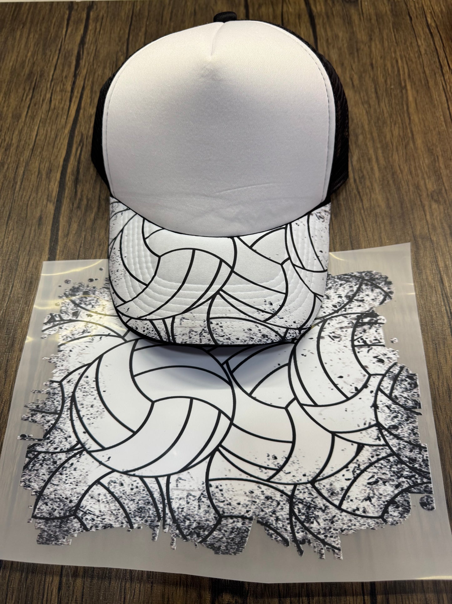 Volleyball Bill DTF Prints Hat Patch Wholesale