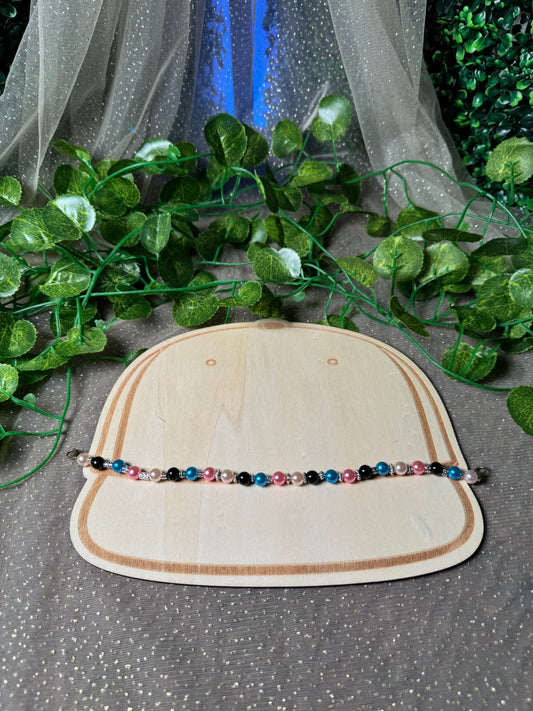 Pink Blue and Black Hat Chain Wholesale