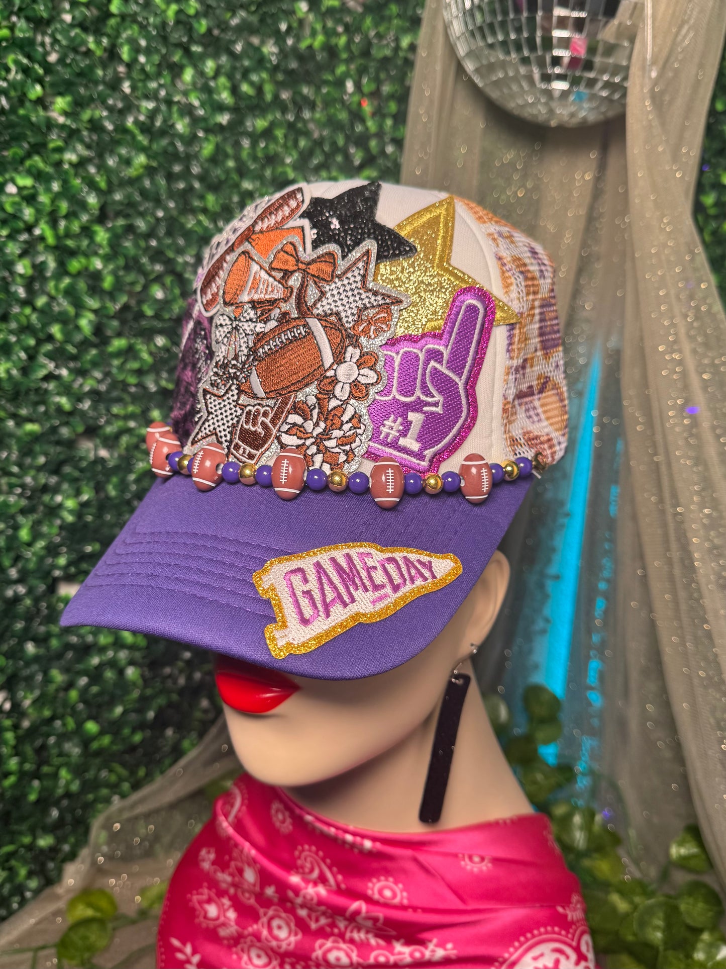 Purple Game Day Trucker Hat