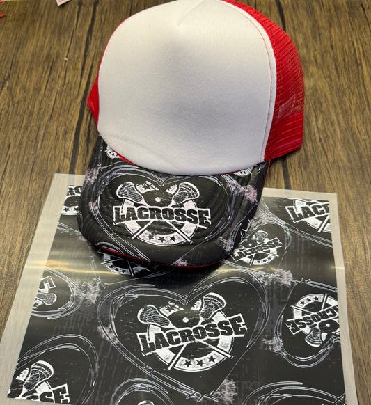 Lacrosse Bill DTF Prints Hat Patch Wholesale