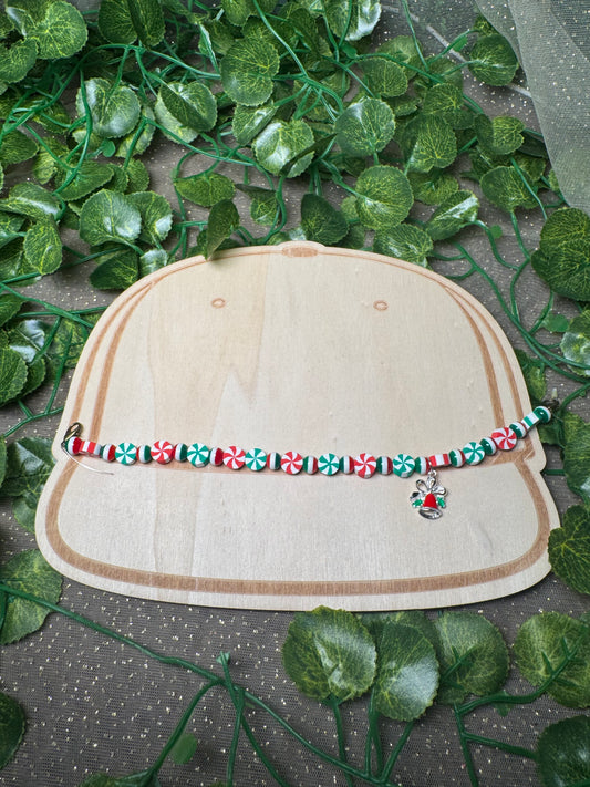 Red and Green Candy and Bell Hat Chain Wholesale