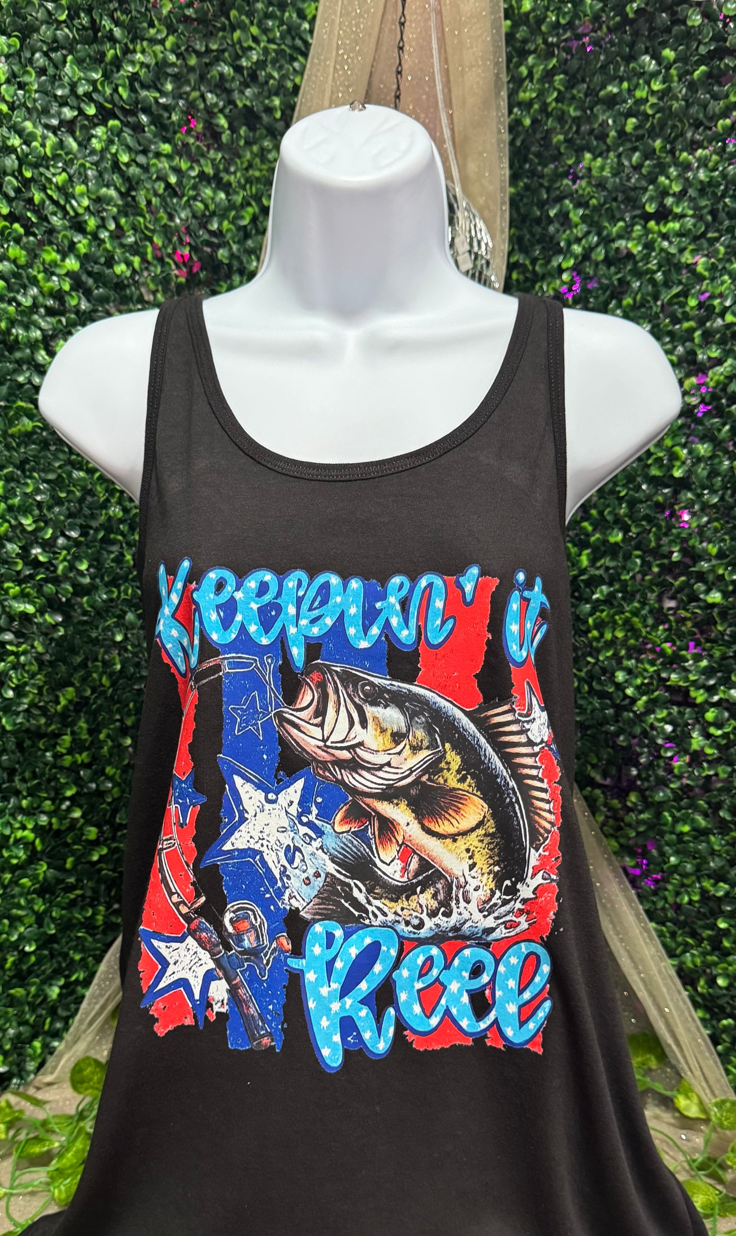 Keepin It Reel Full Size Tops DTF Prints