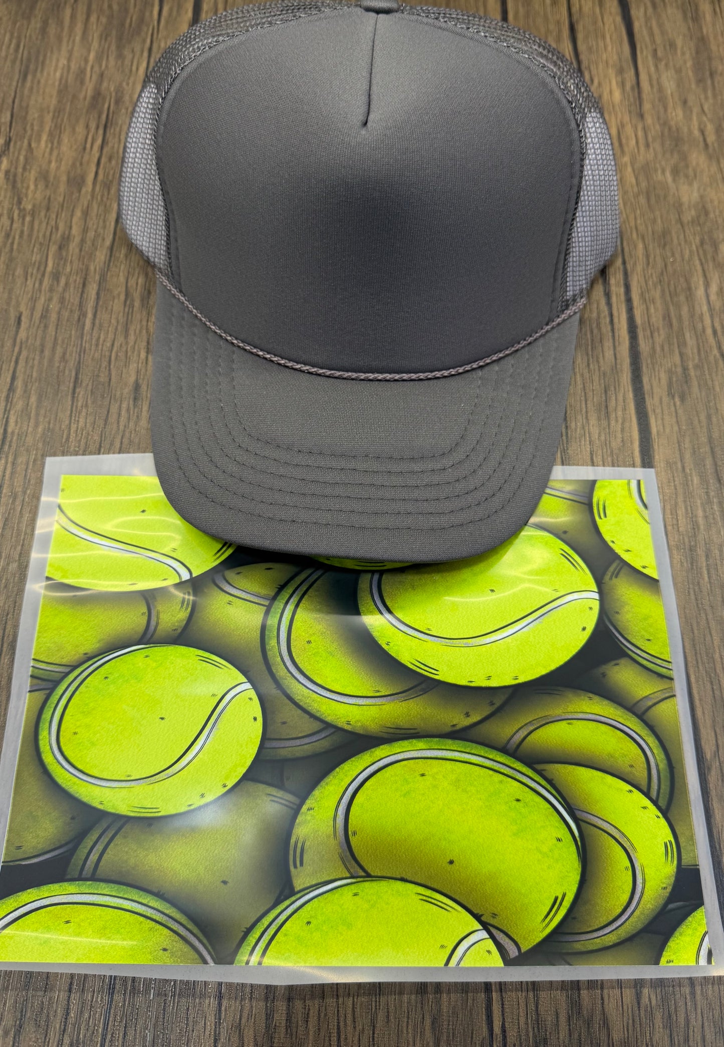 2 Tennis DTF Single Hat Bill Print Wholesale