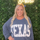 Texas Bucketlist Oversized Tops