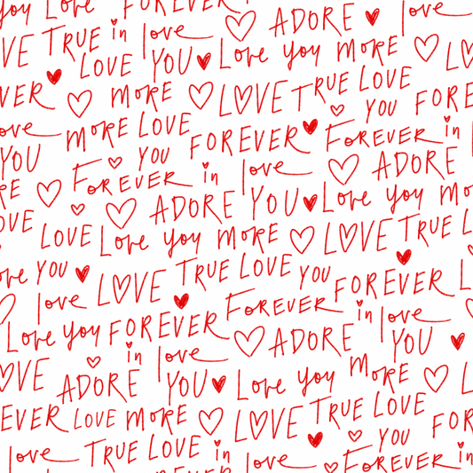 Valentine Love Single Hat Bill DTF Prints