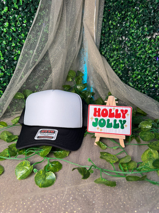 Holly Jolly Hat Patch Wholesale