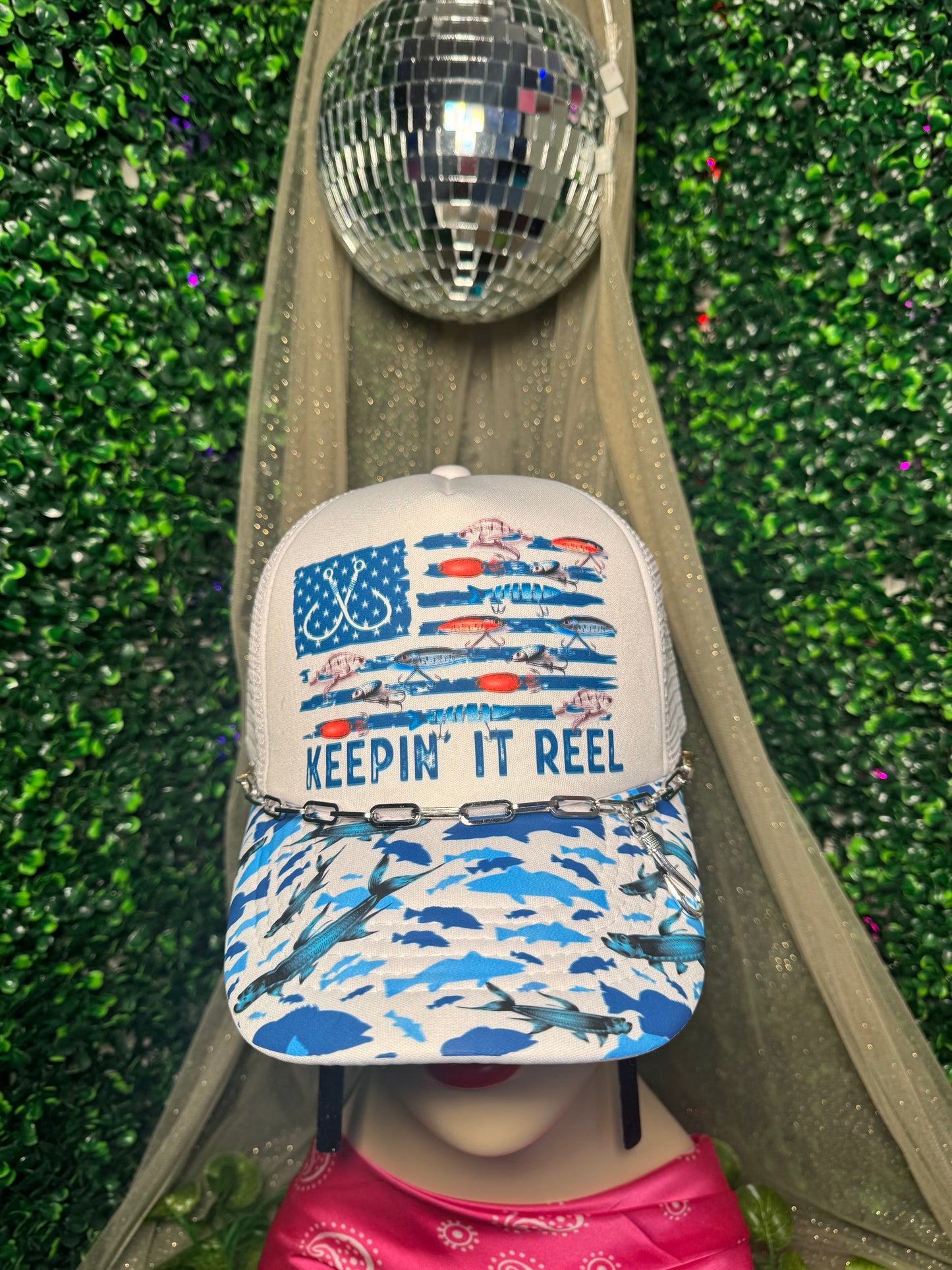 Keep It Reel Chain not included Trucker Hat