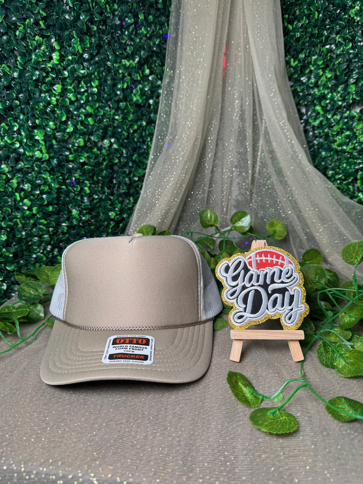 Game Day Hat Patches Wholesale
