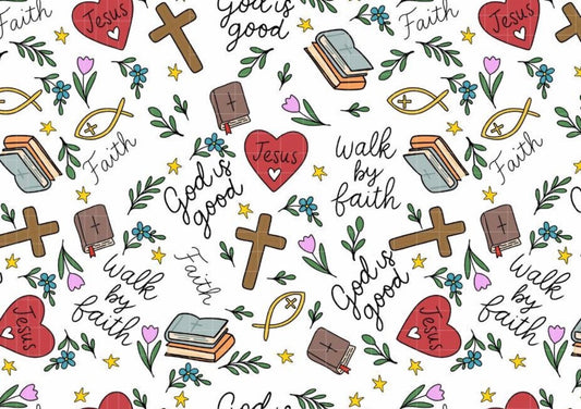 God Is Good Single Hat Bill DTF Prints