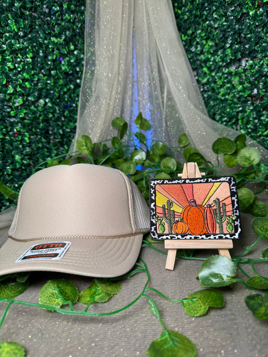 Pumpkin Desert Hat Patches Wholesale