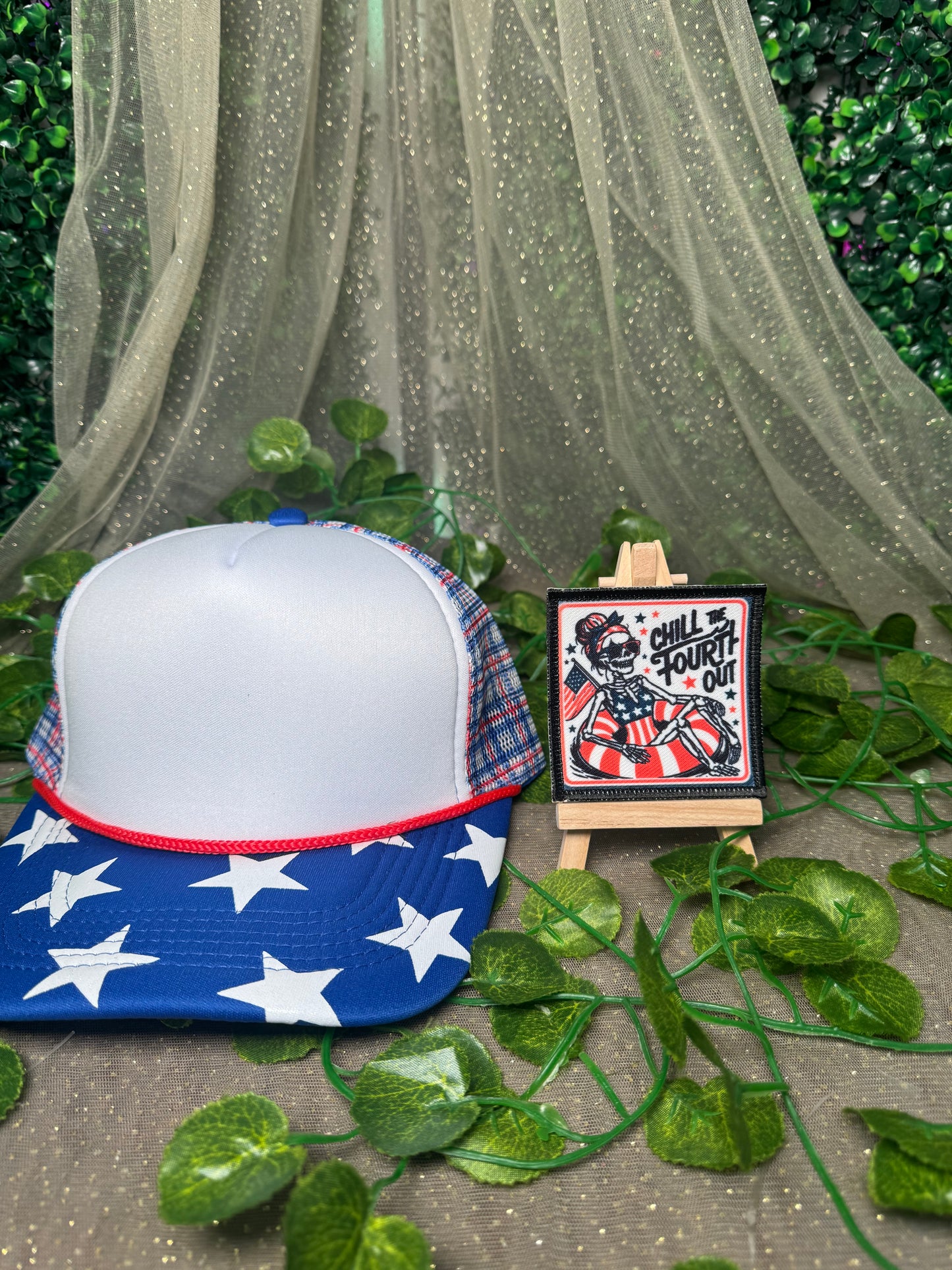 Chill The 4th Out Hat Patch Wholesale