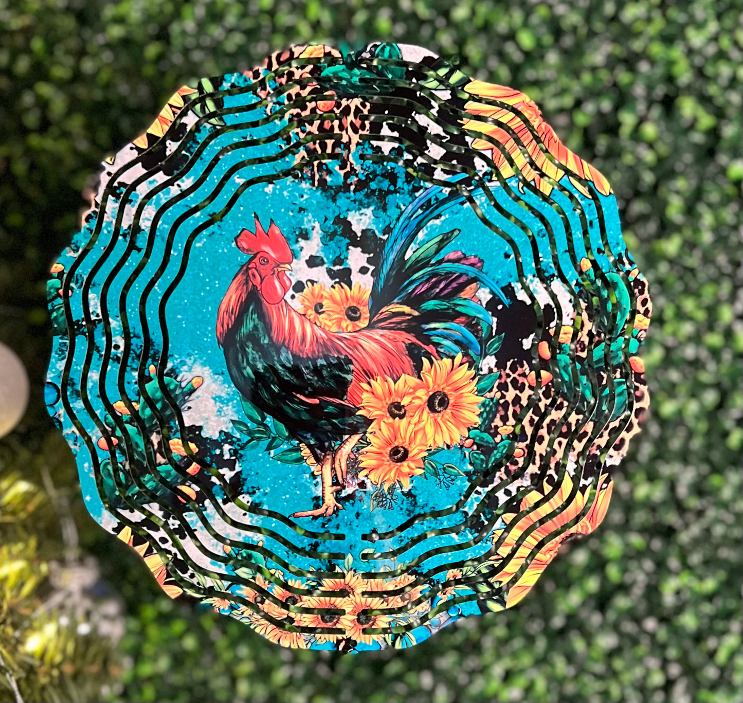 Sunflower Rooster Spinner