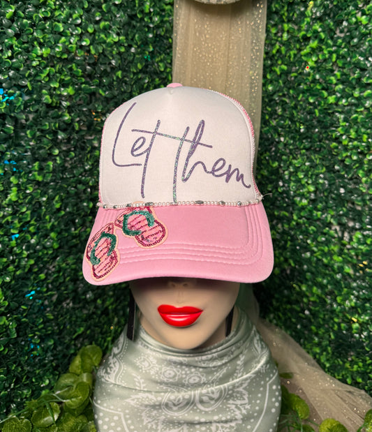 Let Them Flip Flops Trucker Hat